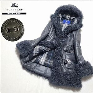 Authentic✨Burberry✨Lamb Leather Coat✨Gorgeous Soft and Right✨size S